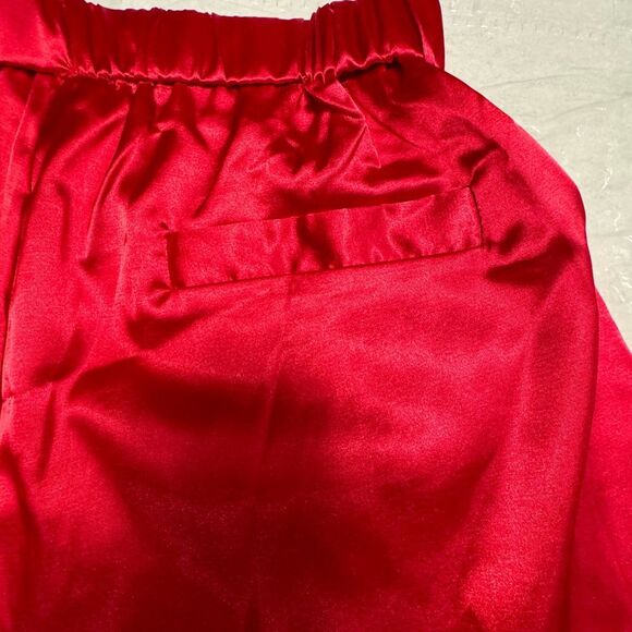 NWOT Pajama Short Set Color Red Size Small - Picture 10 of 12